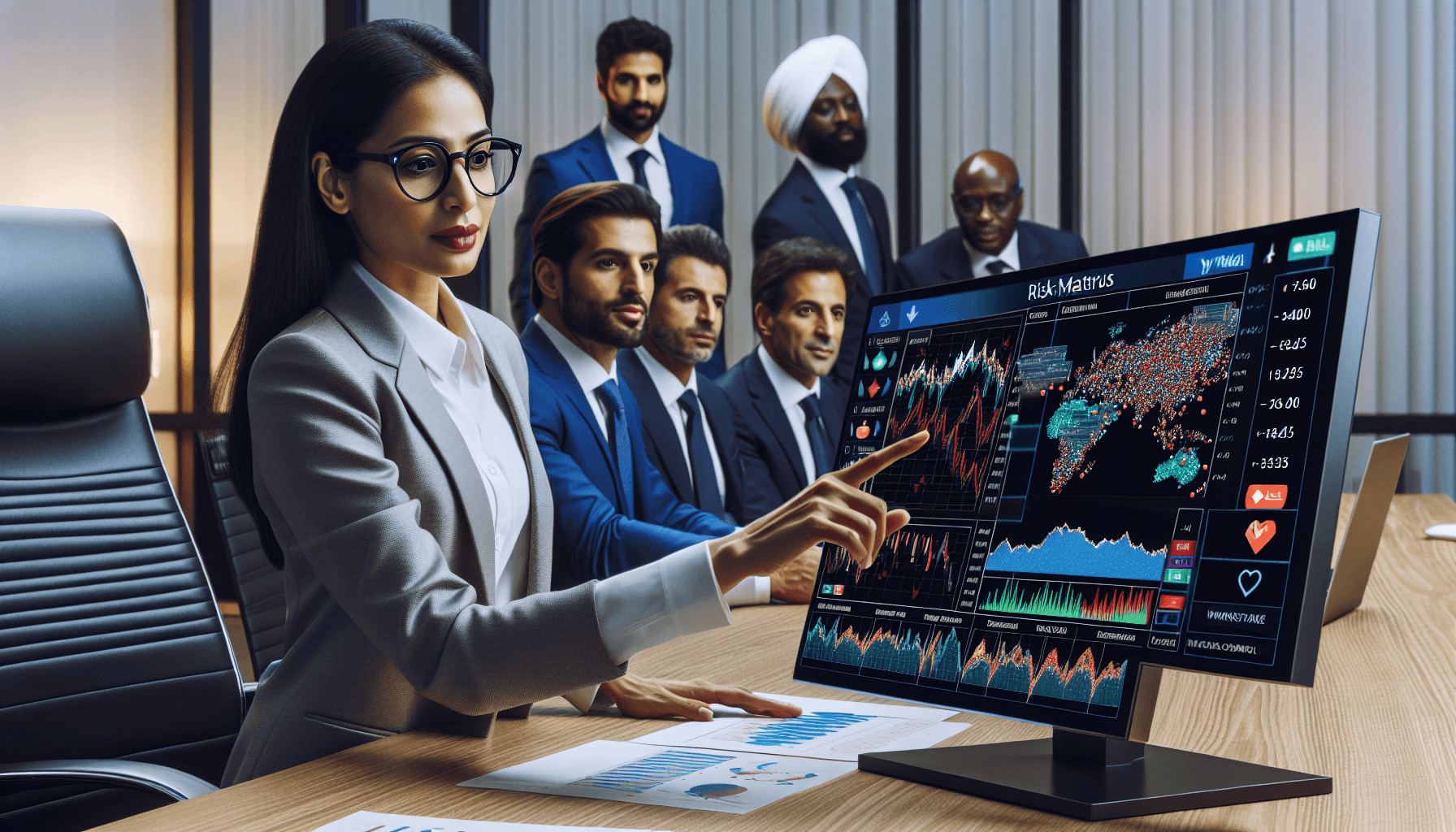 risk matrix for financial analysts