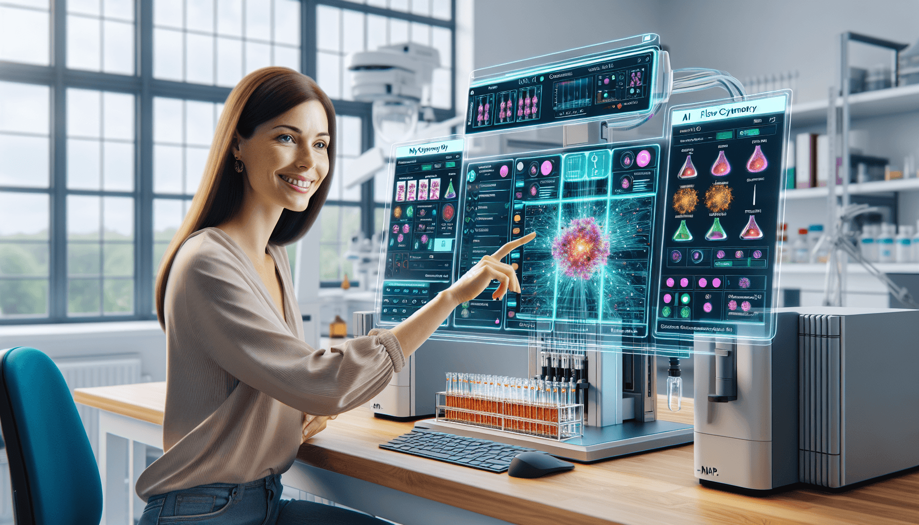 Bild eines Anwendungsfalls von Flow-Cytometrie-Forschern