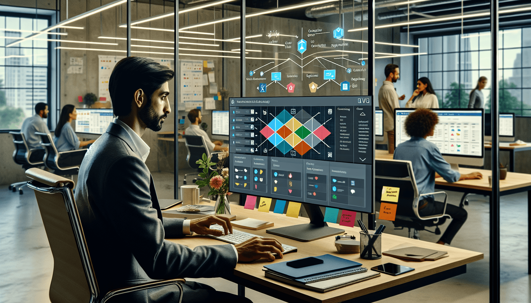 Gerentes de Projetos usando Matriz de Decisão