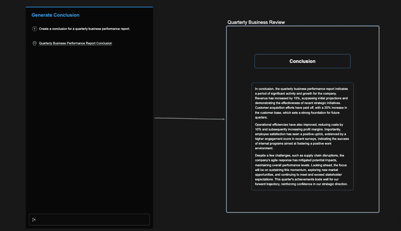 Extend the market analysis section with additional data and projections.